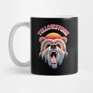 Grizzly Bear Face - Yellowstone Wildlife Mug